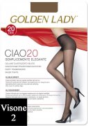 Купить Golden Lady Ciao 20 den Visone (Средний загар) размер 2-S