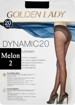 Golden Lady Колготки Dynamic 20 den Melon (Телесный) размер 2-S