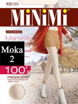 MiNiMi Колготки Marseille 100 den Moka (Шоколад) размер 2-S