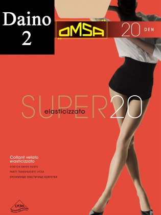Omsa Колготки Super 20 den Daino (Светло-коричневый) размер 2-S