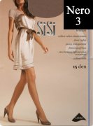 Купить Sisi Колготки Miss прозрачные эластичные 15 den Nero (Черный) размер 3-M