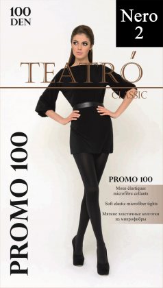 Teatro Колготки Promo 100 den Nero (Черный) размер 2-S