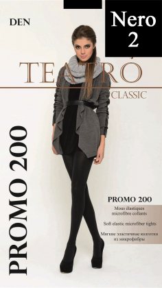 Teatro Колготки Promo 200 den Nero (Черный) размер 2-S