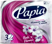 Купить Papia туалетная бумага трехслойная 12шт Белая