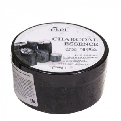 Ekel Charcoal Essence гель 300г успокаивающий с древесным углем