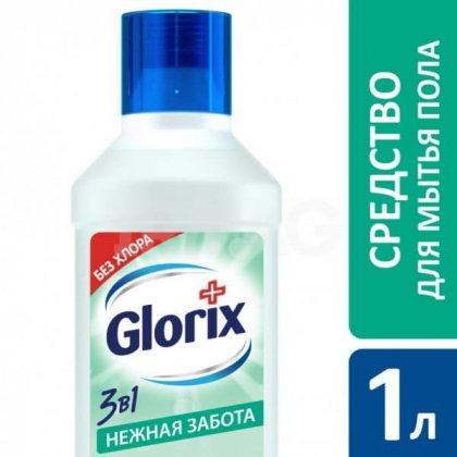 Glorix средство чистящее для пола 1л Нежная забота