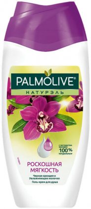Palmolive гель для душа женский 250мл Натурэль Роскошь мягкость Черная орхидея
