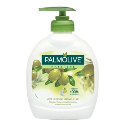 Palmolive жидкое мыло 300мл Интенсивное увлажнение Олива и увлажняющее молочко