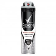 Купить Rexona дезодорант спрей мужской 150мл Антибактериальный и Невидимый на черном и белом