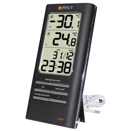 RST IQ309 Цифровой термометр 2в1 для улицы и помещения