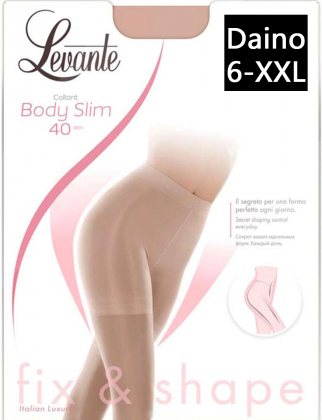 Levante Колготки Body Slim 40 den Daino (Светло-коричневый) размер 6-XXL