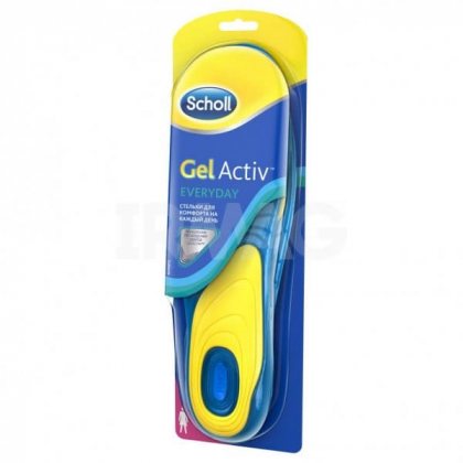 Scholl стельки для занятий спортом GelActiv Everyday для женщин размер 35-40 Scholl стельки для занятий спортом GelActiv Everyday для женщин размер 35-40