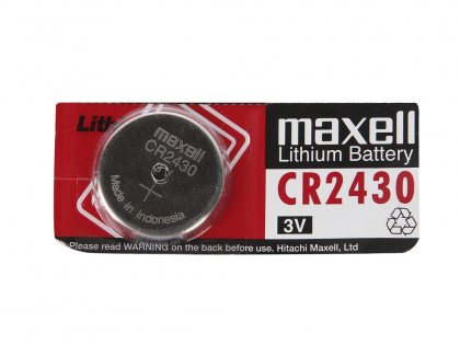 Maxell батарейка CR2430 Lithium 3v, цена за 1шт