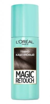 Loreal Magic Retouch тонирующий спрей 75мл для мгновенного закрашивания волос 2 Темно-каштановый