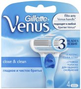 Купить Gillette кассеты для бритья сменные женские Venus 4шт