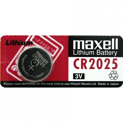 Maxell батарейка CR2025 Lithium 3v, цена за 1шт