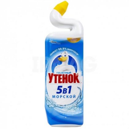 Туалетный утенок средство по уходу за туалетом 5в1 XL 900мл Морской