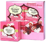 Купить Aekyung Shower мыло твердое кусковое 100г Mate Romantic Rose&Cherry Blossom Роза и Цветущая вишня