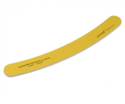 Zinger zo-EE-03 пилка наждачная "банан" желтая 150\220