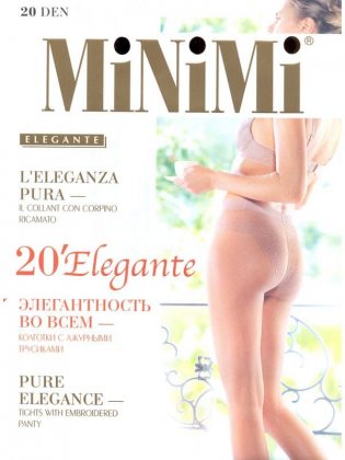 MiNiMi Колготки Elegante 20 den Nero (Черный) размер 3-M