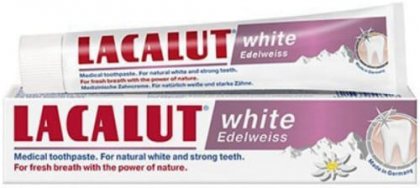 Lacalut зубная паста 75мл White Edelweiss Эдельвейс