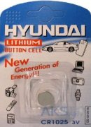 Купить Hyundai батарейка CR1025 3v, цена за 1шт