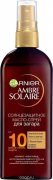 Купить Garnier Ambre Solaire масло-спрей солнцезащитное для загара 150мл SPF10