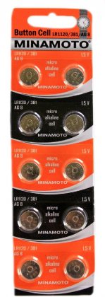 Minamoto батарейка LR1120/381/AG8 1,5v, цена за 1шт