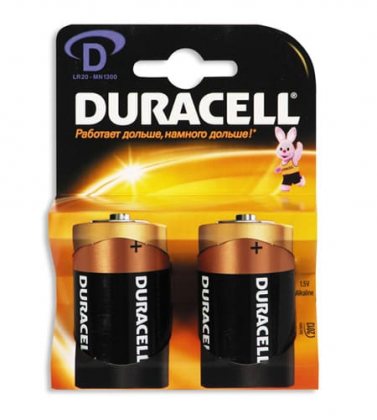 Duracell батарейка Basic LR20/MN/300 D, цена за 1шт