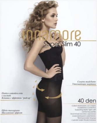Innamore Колготки Super Slim 40 den Nero (Черный) размер 4-L
