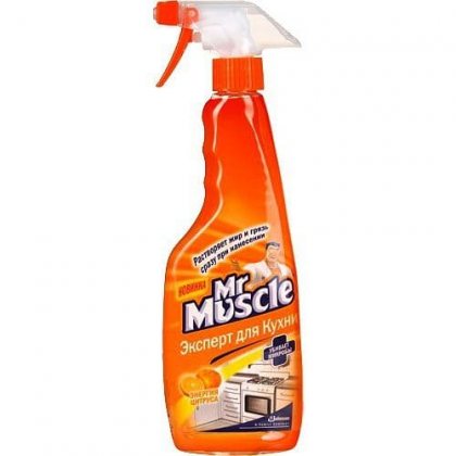 Mr. Muscle Чистящее и моющее средство для кухни 450мл спрей Энергия цитруса