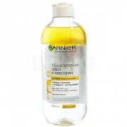 Купить Garnier мицеллярная вода для лица 400мл Экспертное очищение с маслами двухфазная для снятия стойкого макияжа