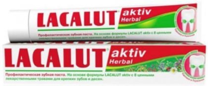 Lacalut зубная паста 75мл Aktiv Herbal