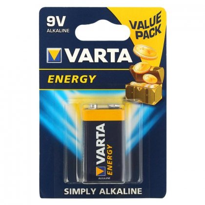Varta батарейка крона 6LR61/6LF22 6LP3146 алкалиновая 9v, цена за 1шт