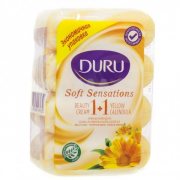 Купить Duru Soft Sensation мыло твердое кусковое 4шт*90г Календула