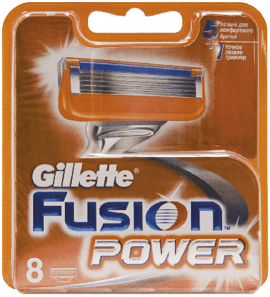 Gillette кассеты для бритья сменные мужские Fusion 8шт