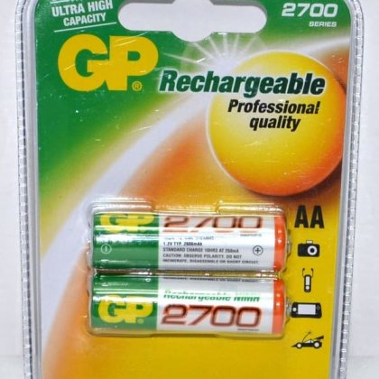 GP аккумулятор R06 2700mah AA пальчиковый, цена за 2шт