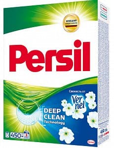 Persil стиральный порошок автомат 450г Cвежесть от Vernel для стирки белых и светлых вещей