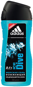 Adidas гель для душа мужской 250мл Ice Dive