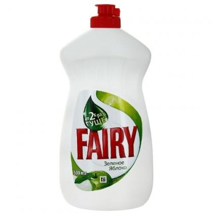 Fairy средство для мытья посуды 450мл Зеленое яблоко