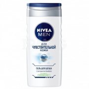 Купить Nivea гель для душа мужской 250мл Для чувствительной кожи