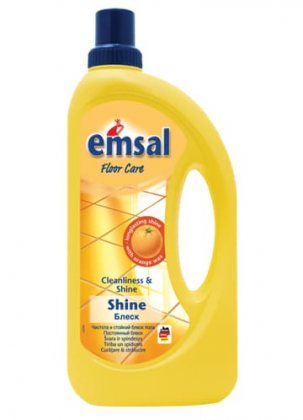 Emsal 1л Floor Care Brilliant Shine средство для мойки полов и придания идеального Блеска Апельсиновый воск