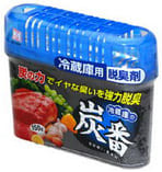 Kokubo Угольный поглотитель запаха сырого мяса, сильно пахнущих продуктов для холодильника Sumi-Ban