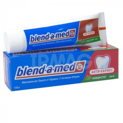 Blend-a-med зубная паста 100мл Антикариес Кальци-Стат Мята