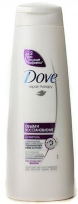 Dove шампунь для волос женский 250мл Объем и восстановление Hair Therapy