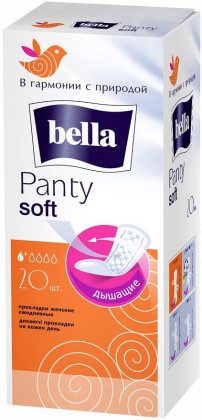 Bella прокладки ежедневные Panty Soft 20шт