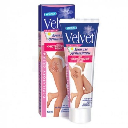 Velvet крем для депиляции 100мл Для чувствительной кожи