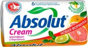 Купить Absolut мыло антибактериальное твердое кусковое 90г Cream Грейпфрут и бергамот