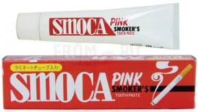 Smoca Pink зубная паста для курильщиков со вкусом мяты и зимней зелени 120г