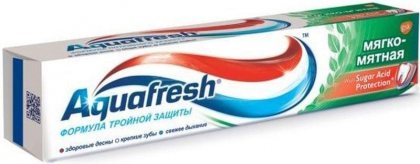 AquaFresh зубная паста 3 100мл Мягко-мятная